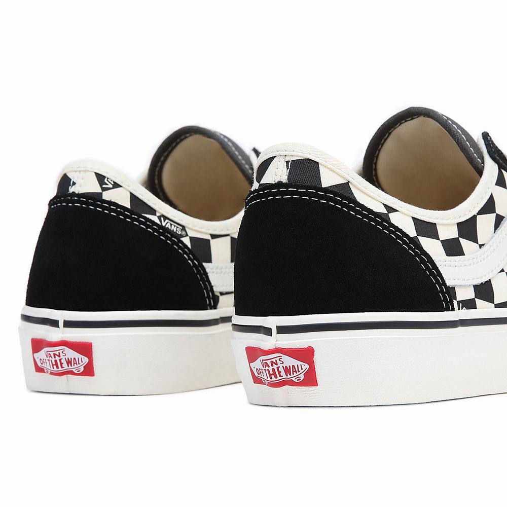 Tenis Vans Estilo 136 Decon VR3 SF Hombre Negras/Blancas | LDS598160