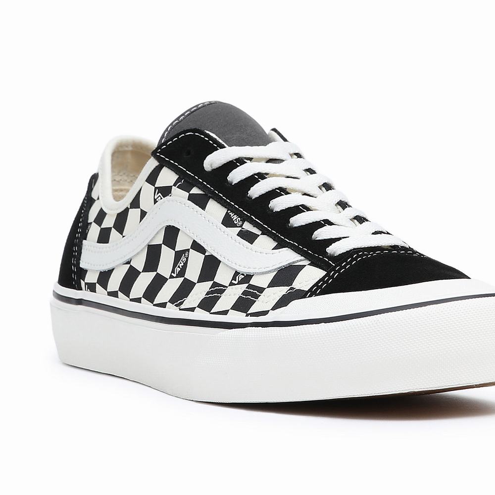 Tenis Vans Estilo 136 Decon VR3 SF Hombre Negras/Blancas | LDS598160