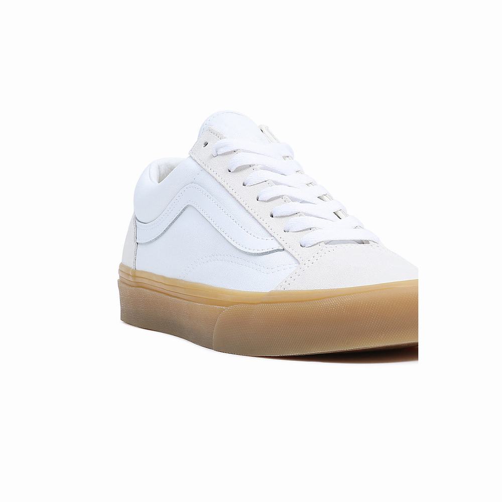 Tenis Vans Estilo 36 Hombre Blancas | RWM013748