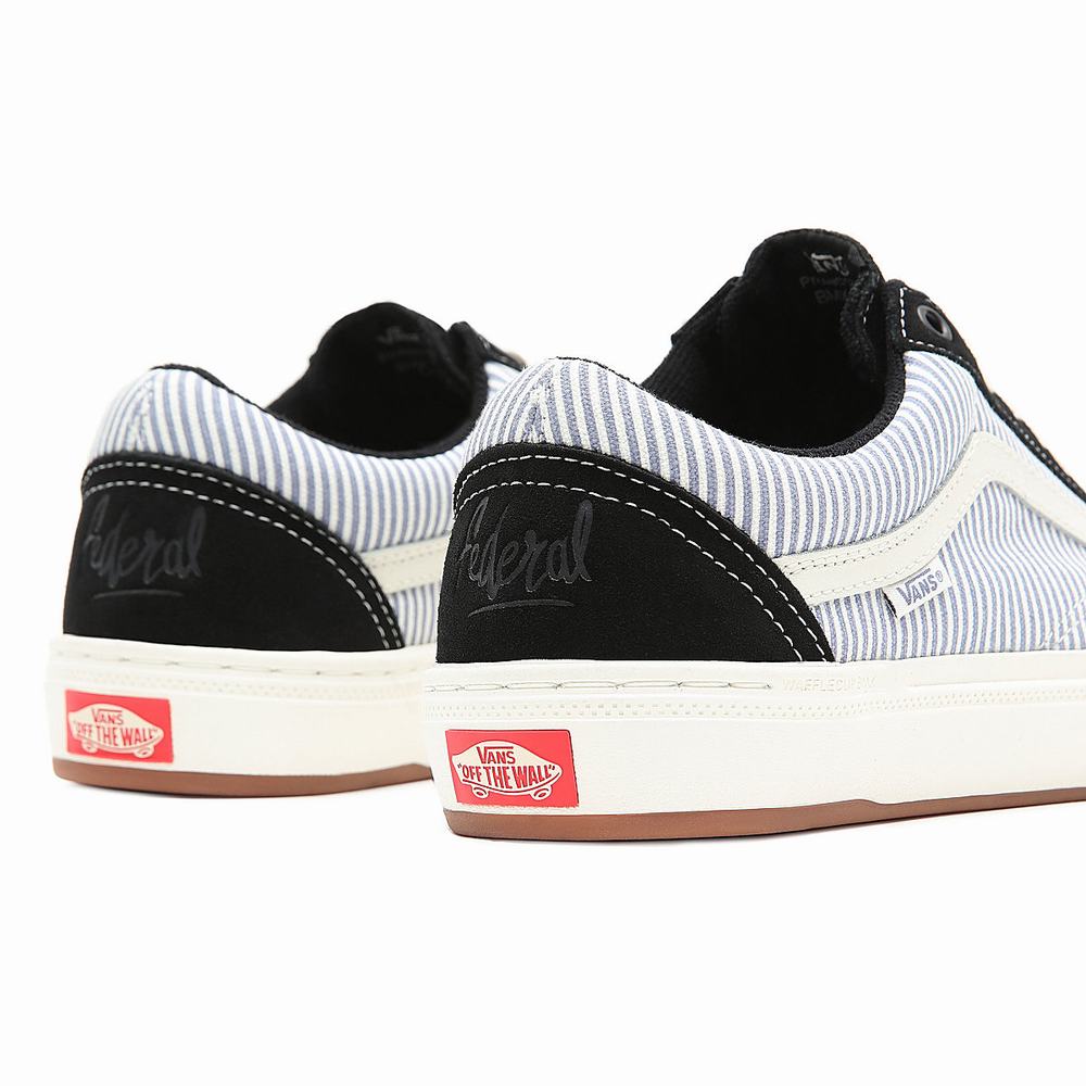 Tenis Vans Federal BMX Old Skool Mujer Negras | AQU468023