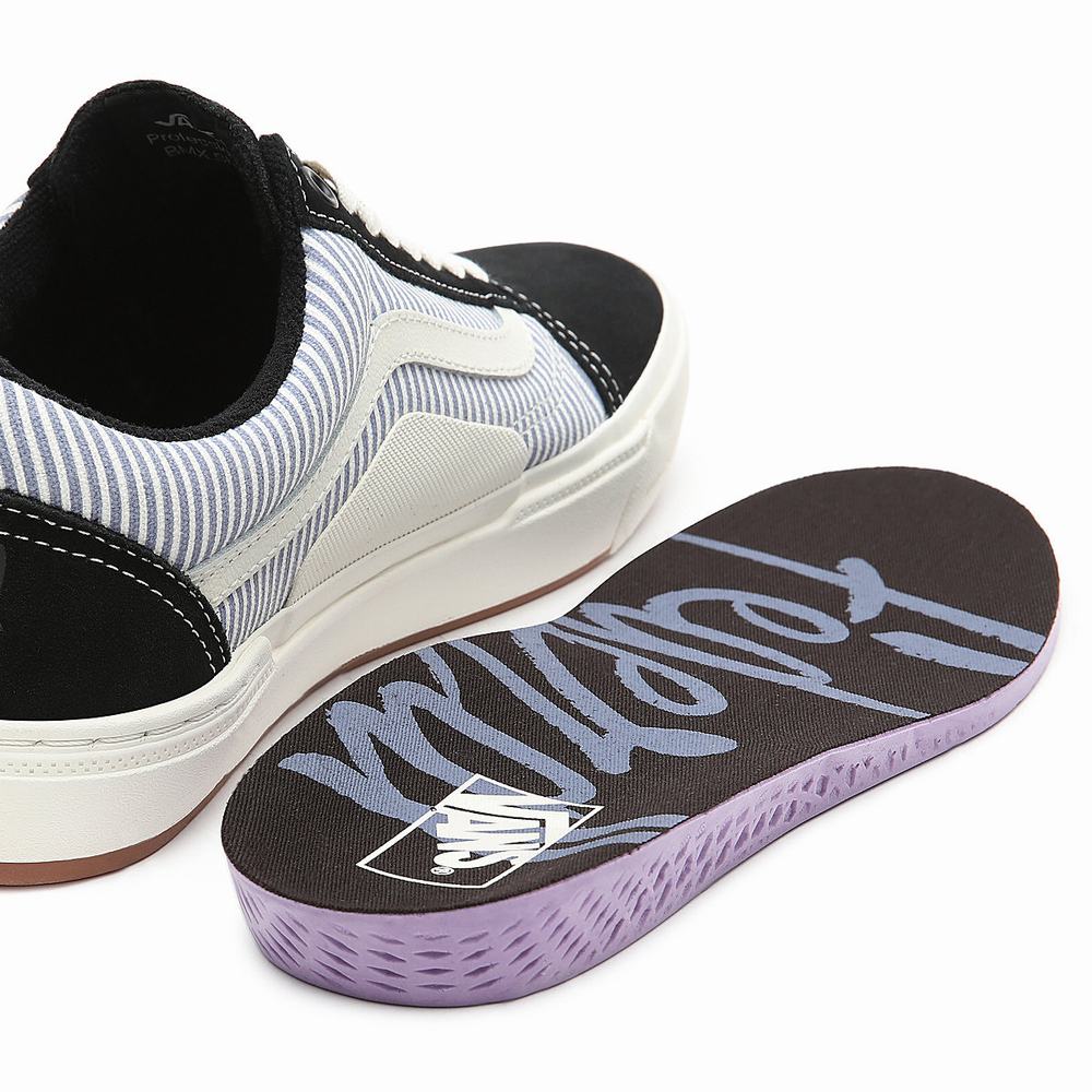 Tenis Vans Federal BMX Old Skool Mujer Negras | AQU468023