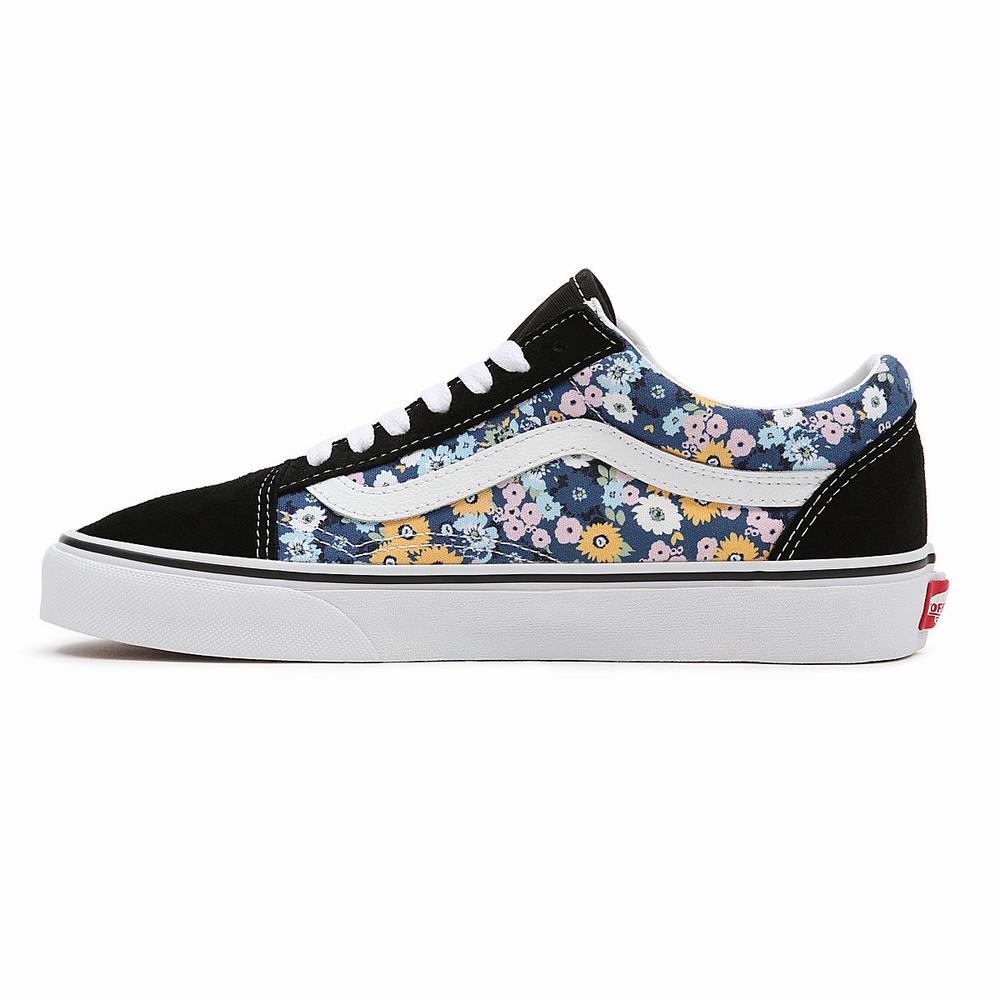 Tenis Vans Floral Old Skool Mujer Negras/Multicolor | IEM614278