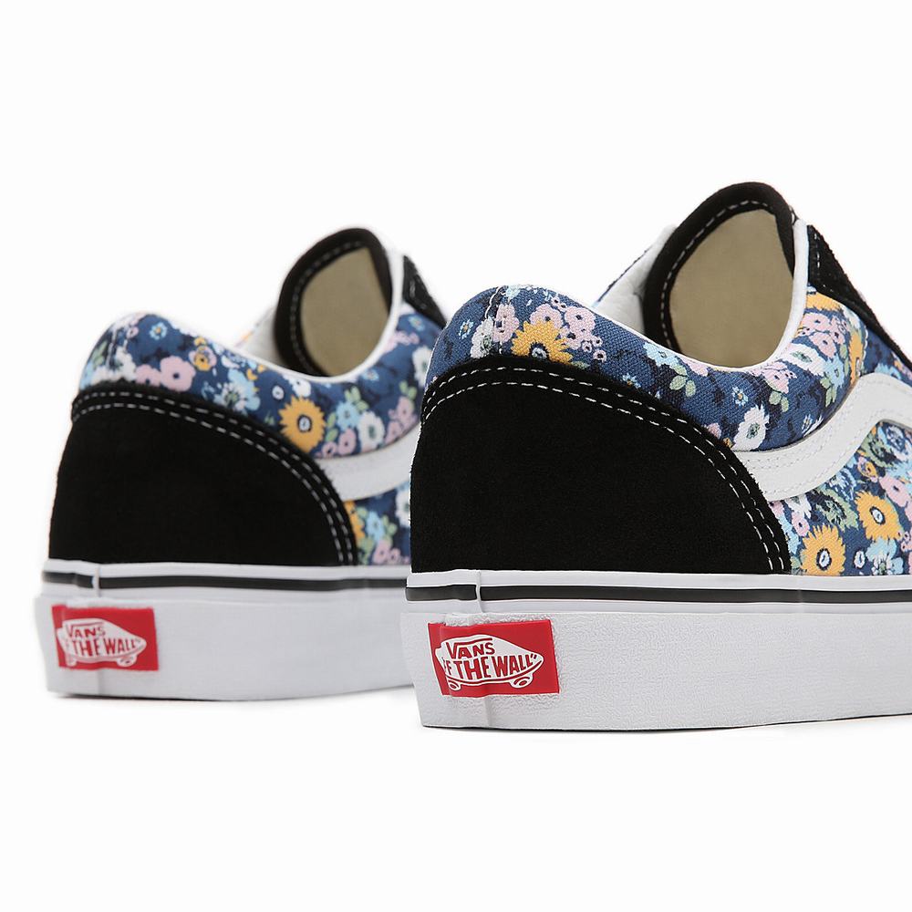 Tenis Vans Floral Old Skool Mujer Negras/Multicolor | IEM614278