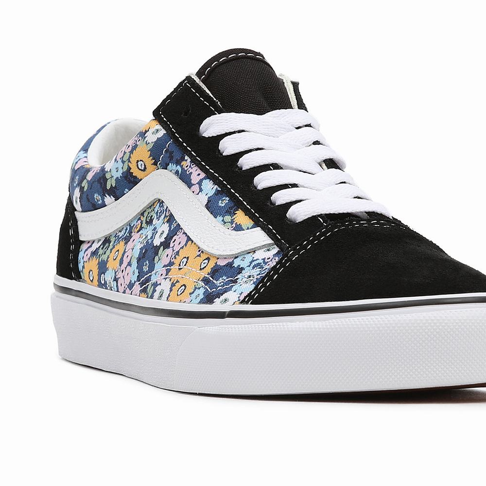 Tenis Vans Floral Old Skool Mujer Negras/Multicolor | IEM614278