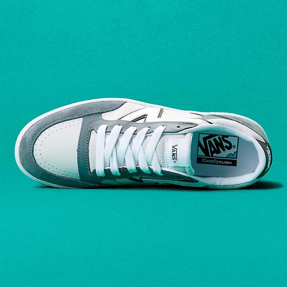 Tenis Vans Freshman Lowland CC Hombre Verde Blancas | EOR617084