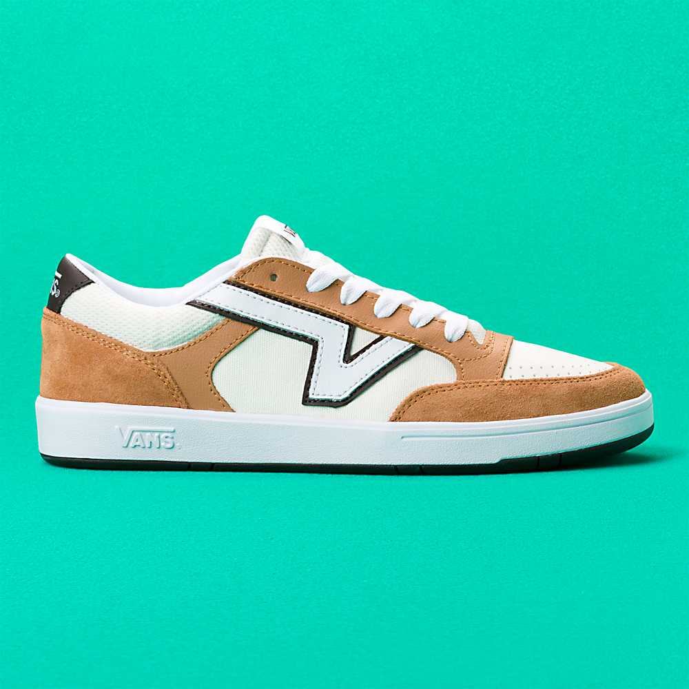 Tenis Vans Freshman Lowland CC Mujer Marrones/Blancas | VWF925486