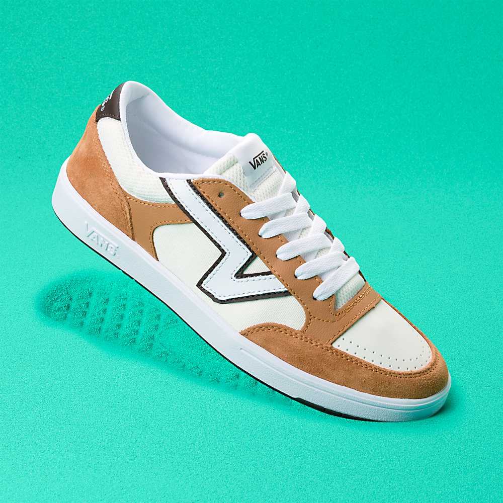 Tenis Vans Freshman Lowland CC Mujer Marrones/Blancas | VWF925486