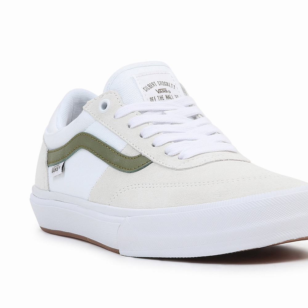 Tenis Vans Gilbert Crockett Hombre Blancas/Beige | CZD627045