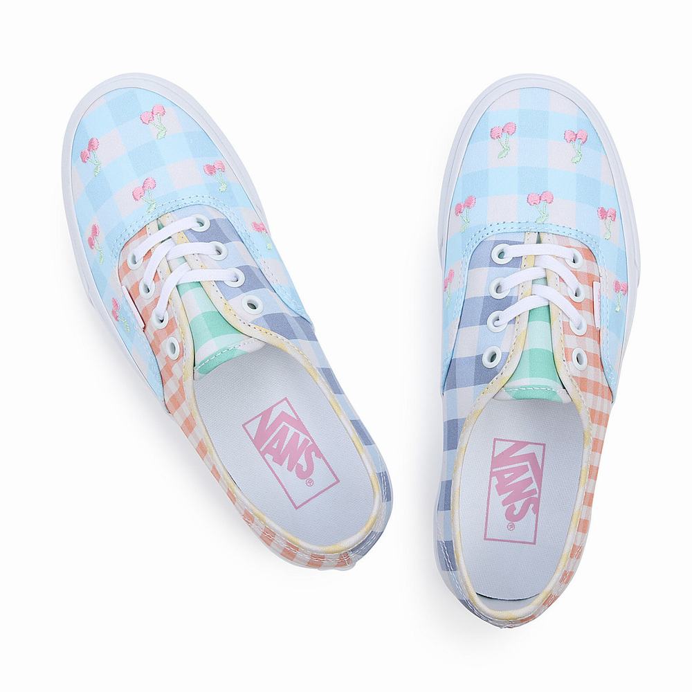 Tenis Vans Gingham Block Authentic Mujer Multicolor | CLU196870