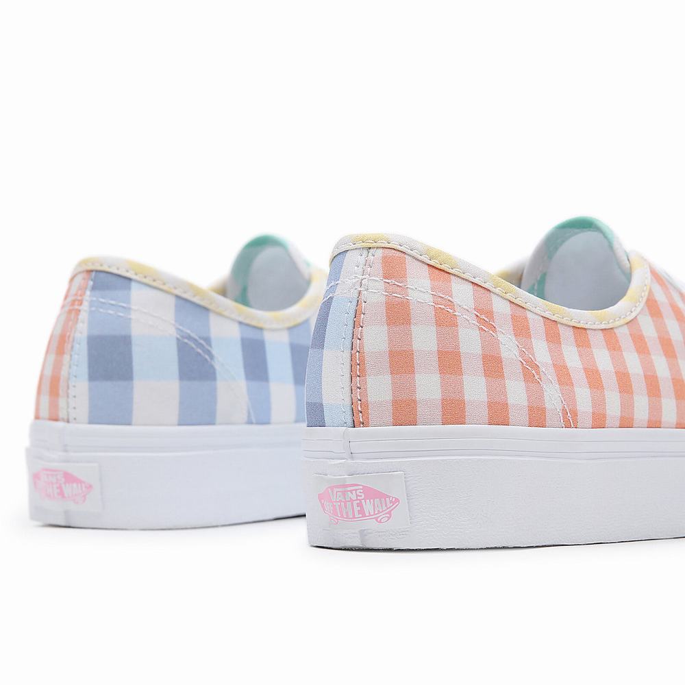 Tenis Vans Gingham Block Authentic Mujer Multicolor | CLU196870