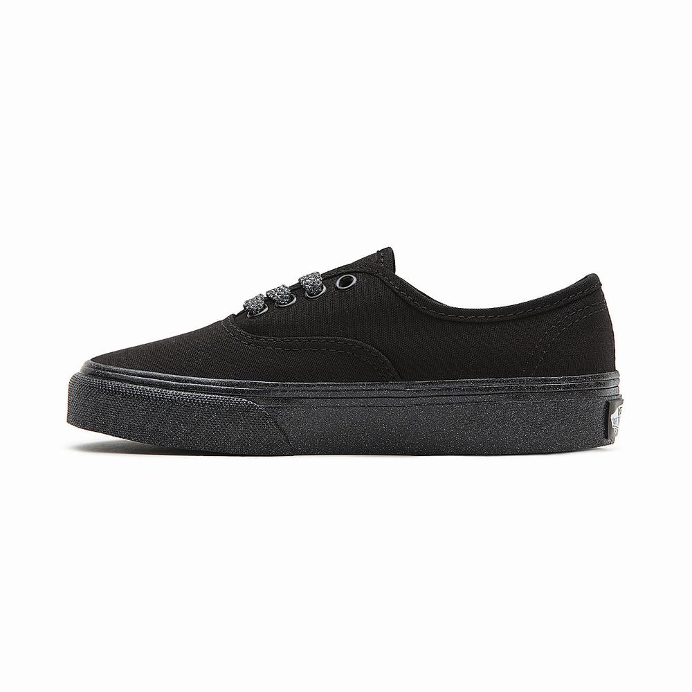 Tenis Vans Glitter Outsole Authentic (4-8 years) Niños Negras | JGN631894