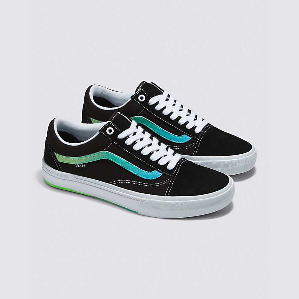 Tenis Vans Gradient BMX Old Skool Hombre Negras/Blancas | QML146537