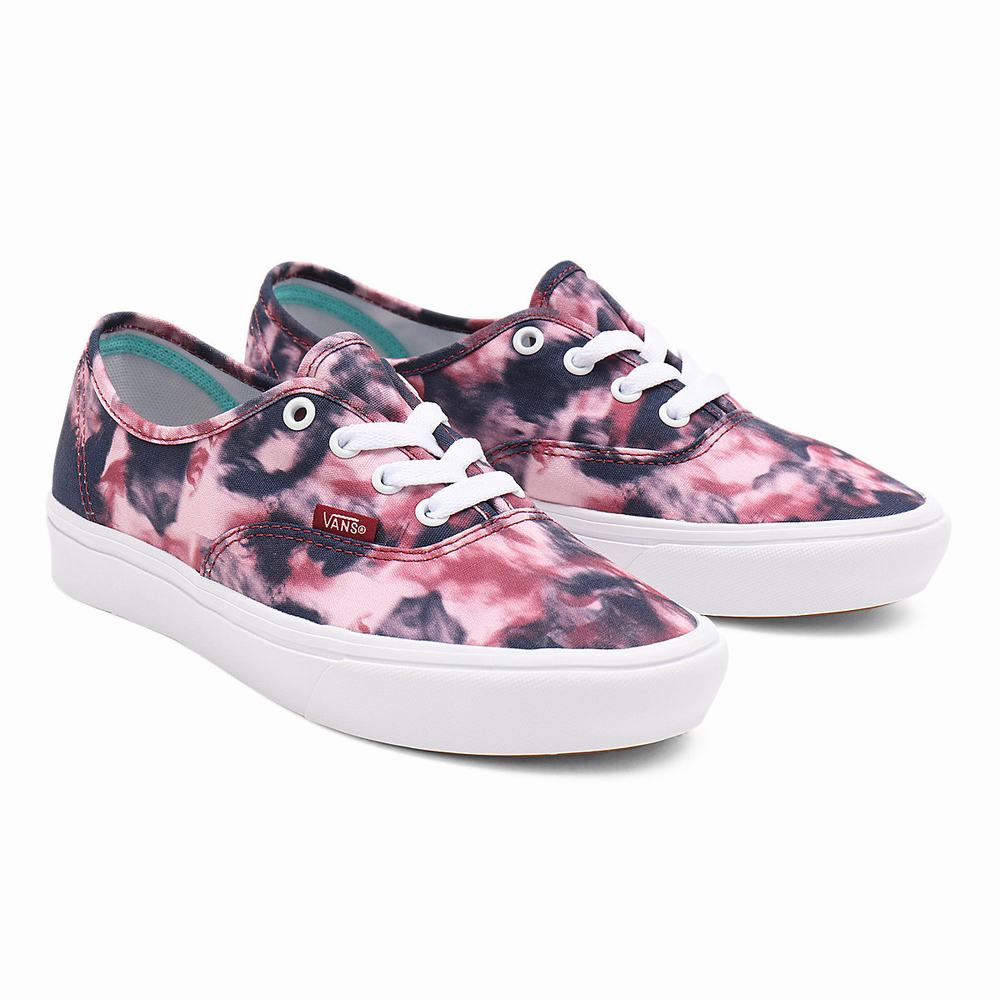 Tenis Vans Grunge Wash ComfyCush Authentic Mujer Rosas/Moradas | ILS520973