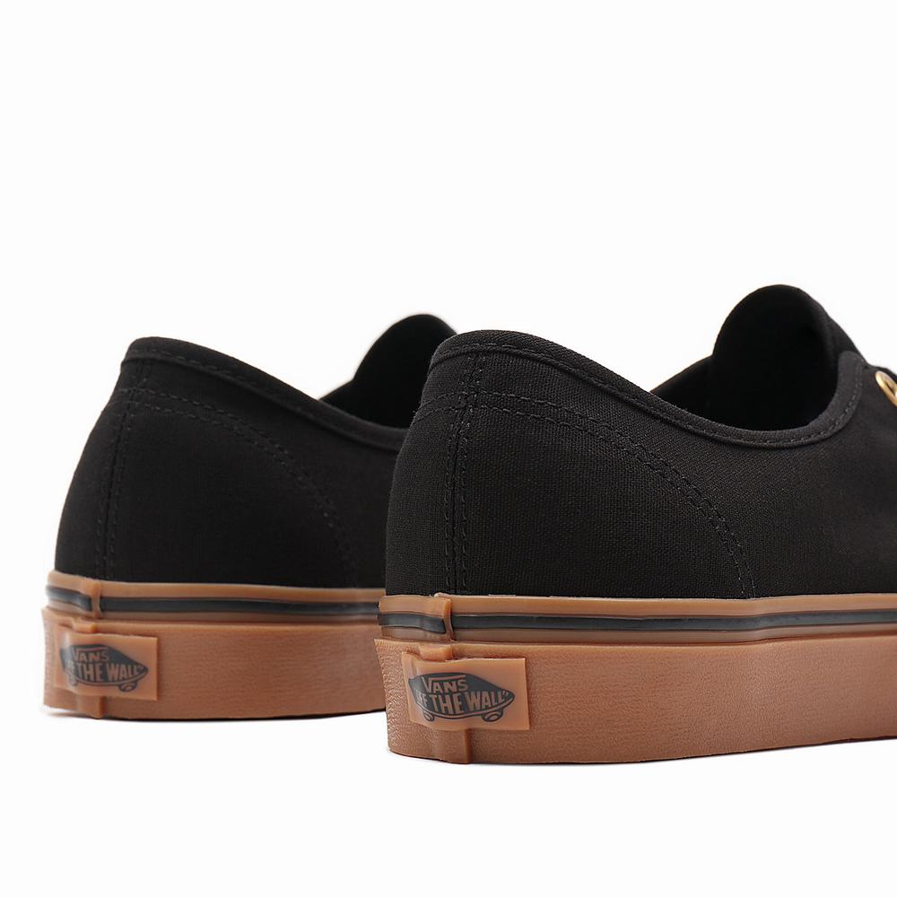 Tenis Vans Gum Authentic Hombre Negras/Marrones | IQG957201