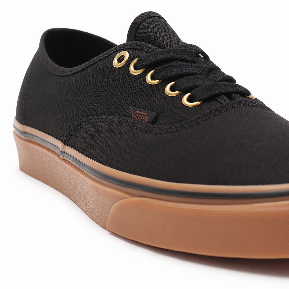 Tenis Vans Gum Authentic Hombre Negras/Marrones | IQG957201