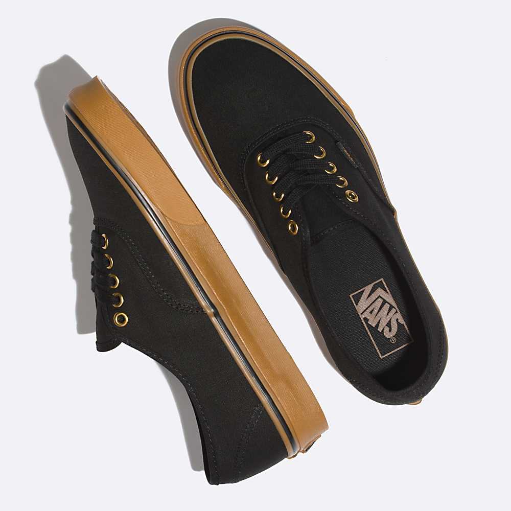 Tenis Vans Gum Authentic Mujer Negras/Marrones | WKE031695