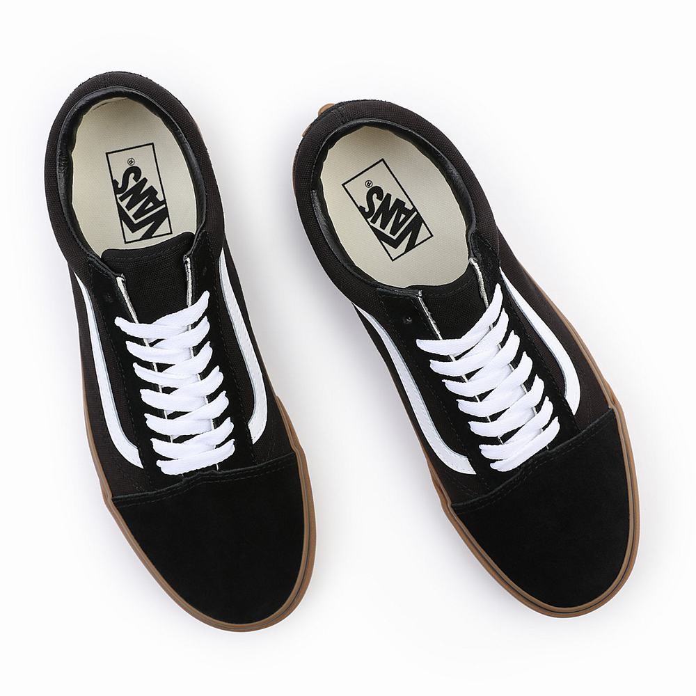 Tenis Vans Gumsole Old Skool Hombre Negras | XAU208735