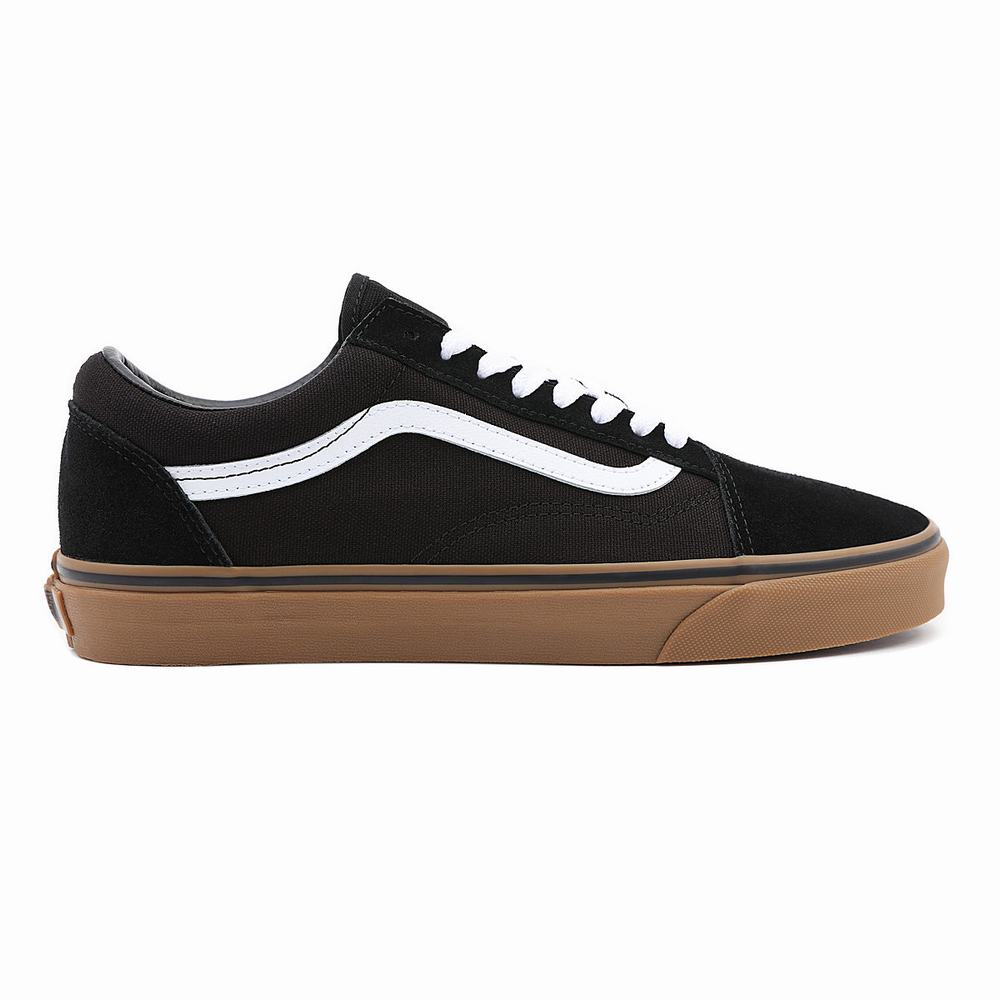 Tenis Vans Gumsole Old Skool Hombre Negras | XAU208735