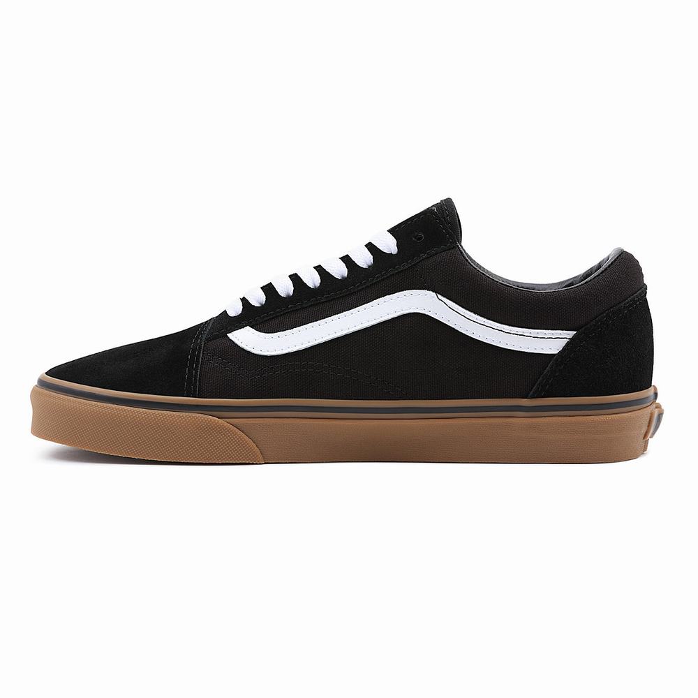 Tenis Vans Gumsole Old Skool Hombre Negras | XAU208735