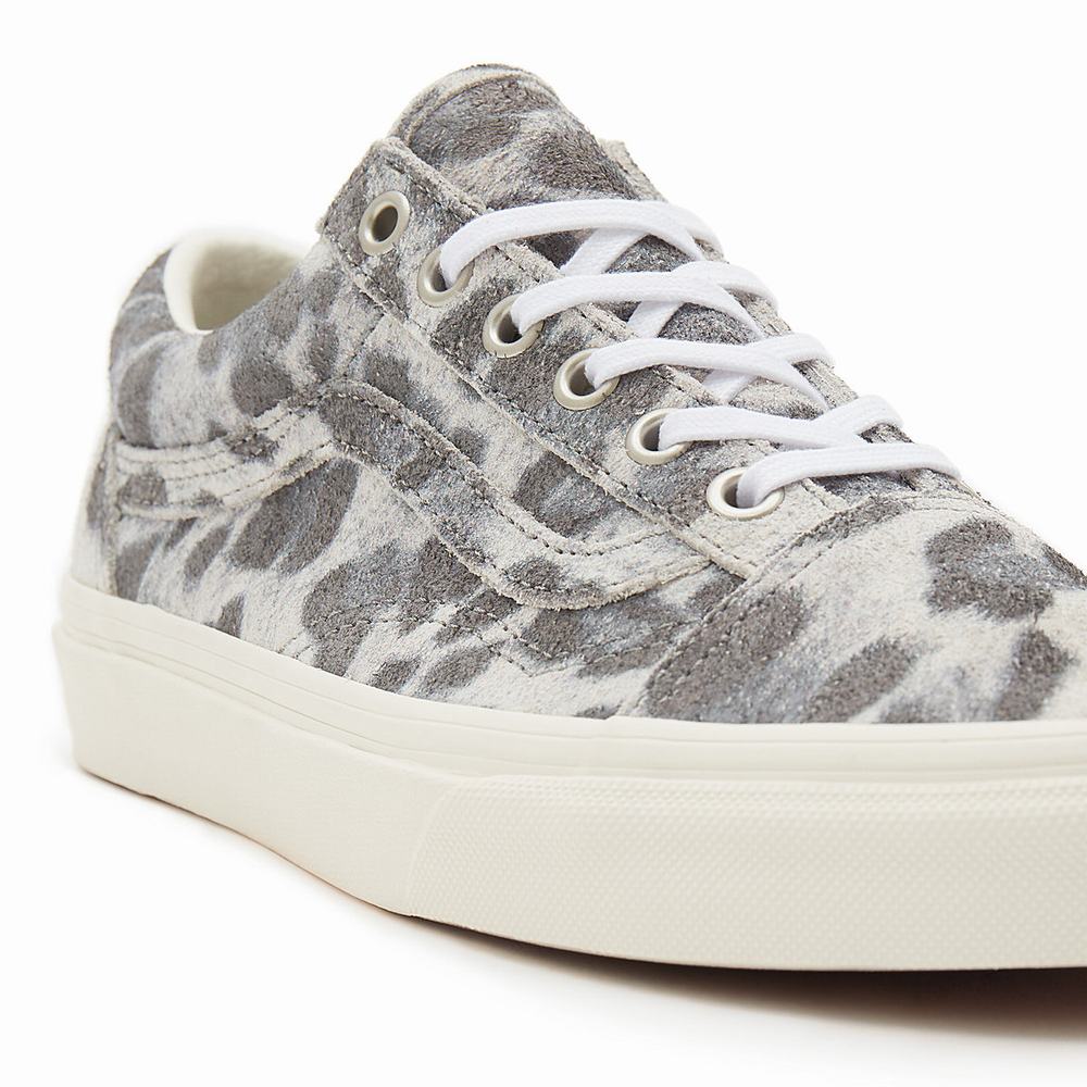 Tenis Vans Hairy Suede Old Skool Mujer Gris | ICK738064