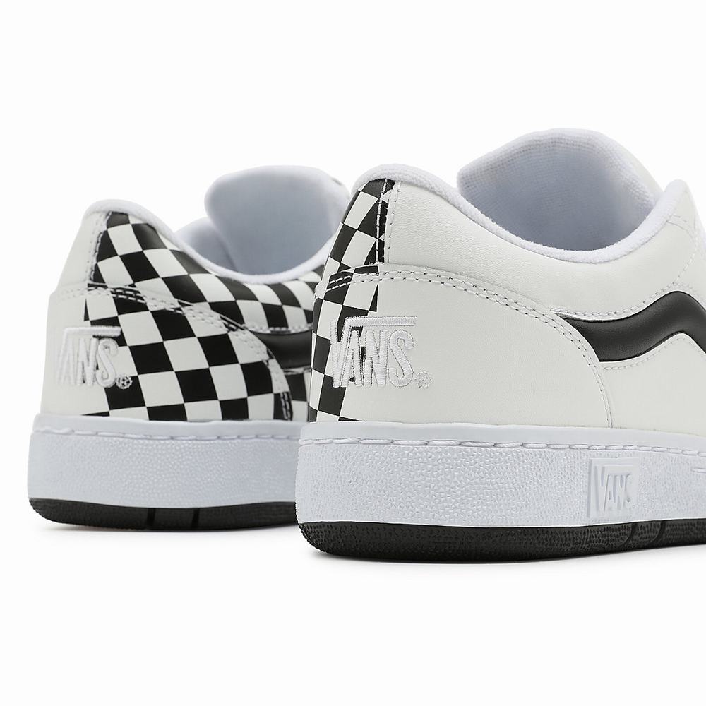 Tenis Vans Half Checkerboard Fairlane Hombre Negras/Blancas | VZI548361