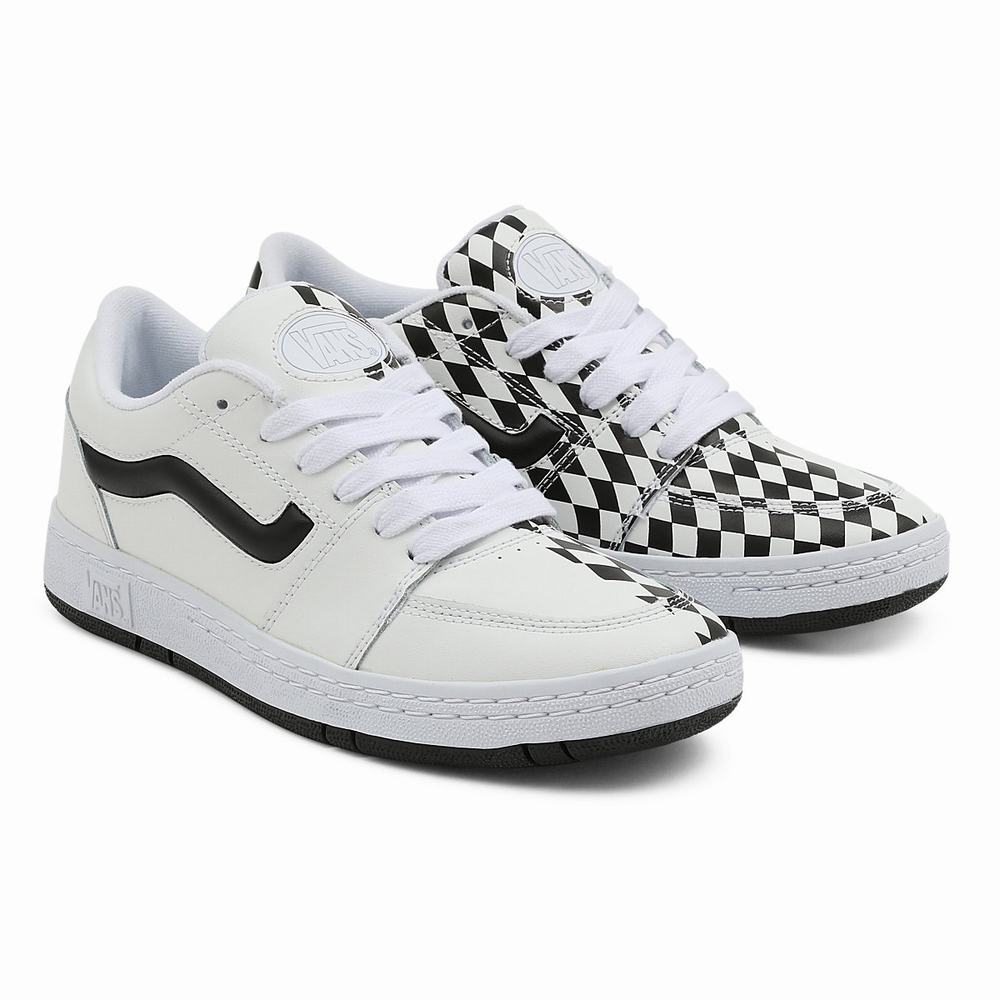 Tenis Vans Half Checkerboard Fairlane Hombre Negras/Blancas | VZI548361