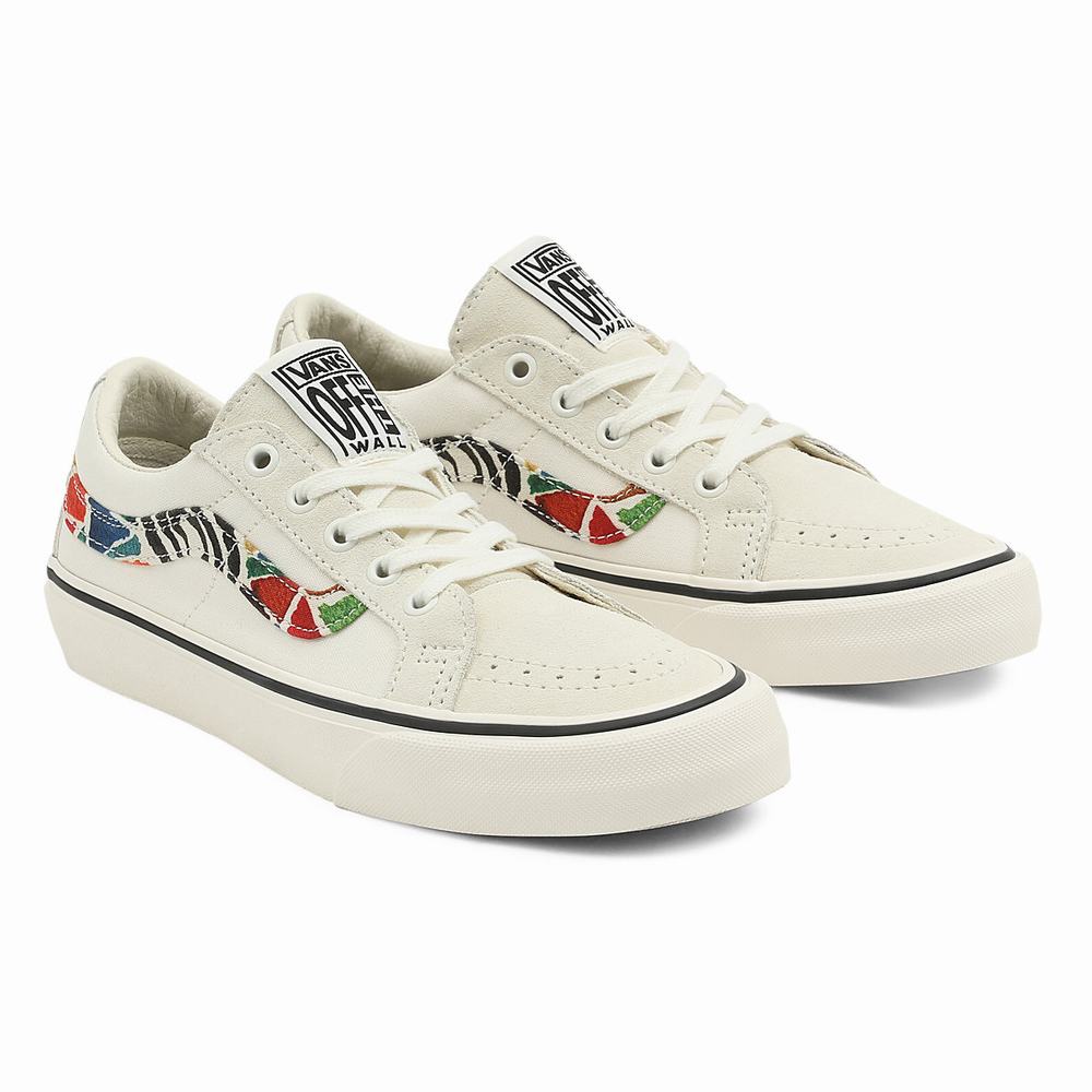 Tenis Vans Hanna Scott Sk8-Low Reissue Sf Mujer Blancas | CIZ145602