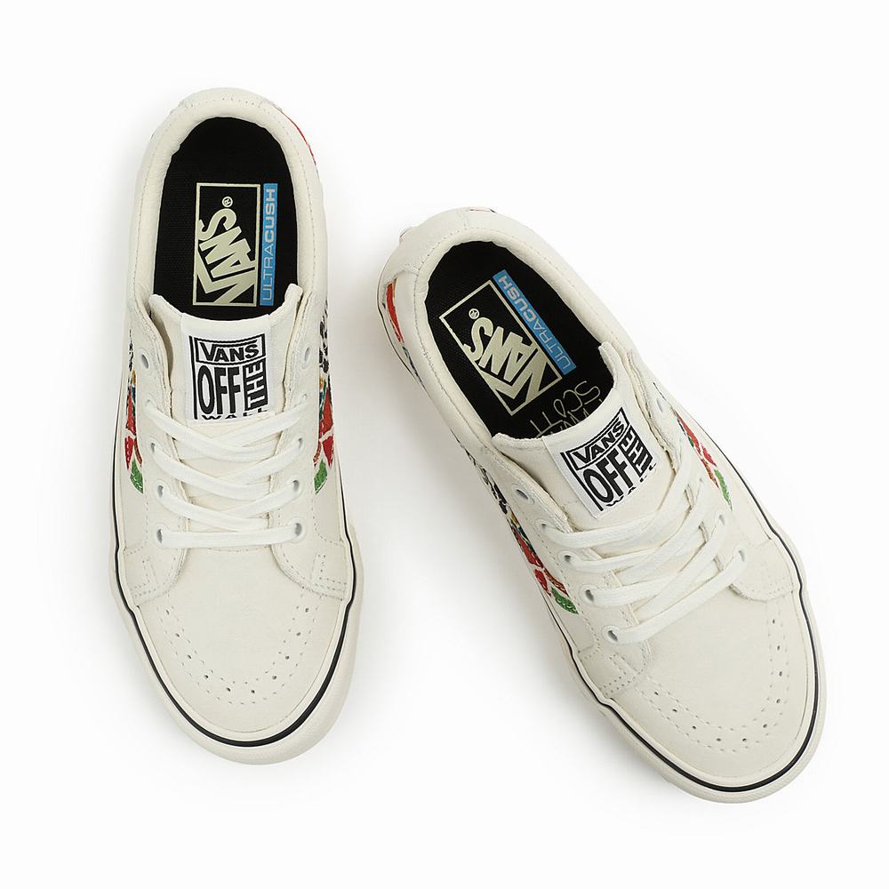 Tenis Vans Hanna Scott Sk8-Low Reissue Sf Hombre Blancas | DRL941653