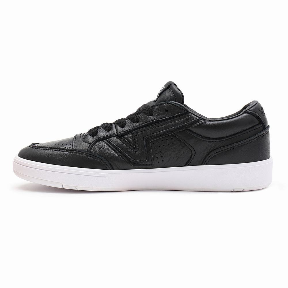 Tenis Vans Leather Lowland CC Hombre Negras | JMD574213