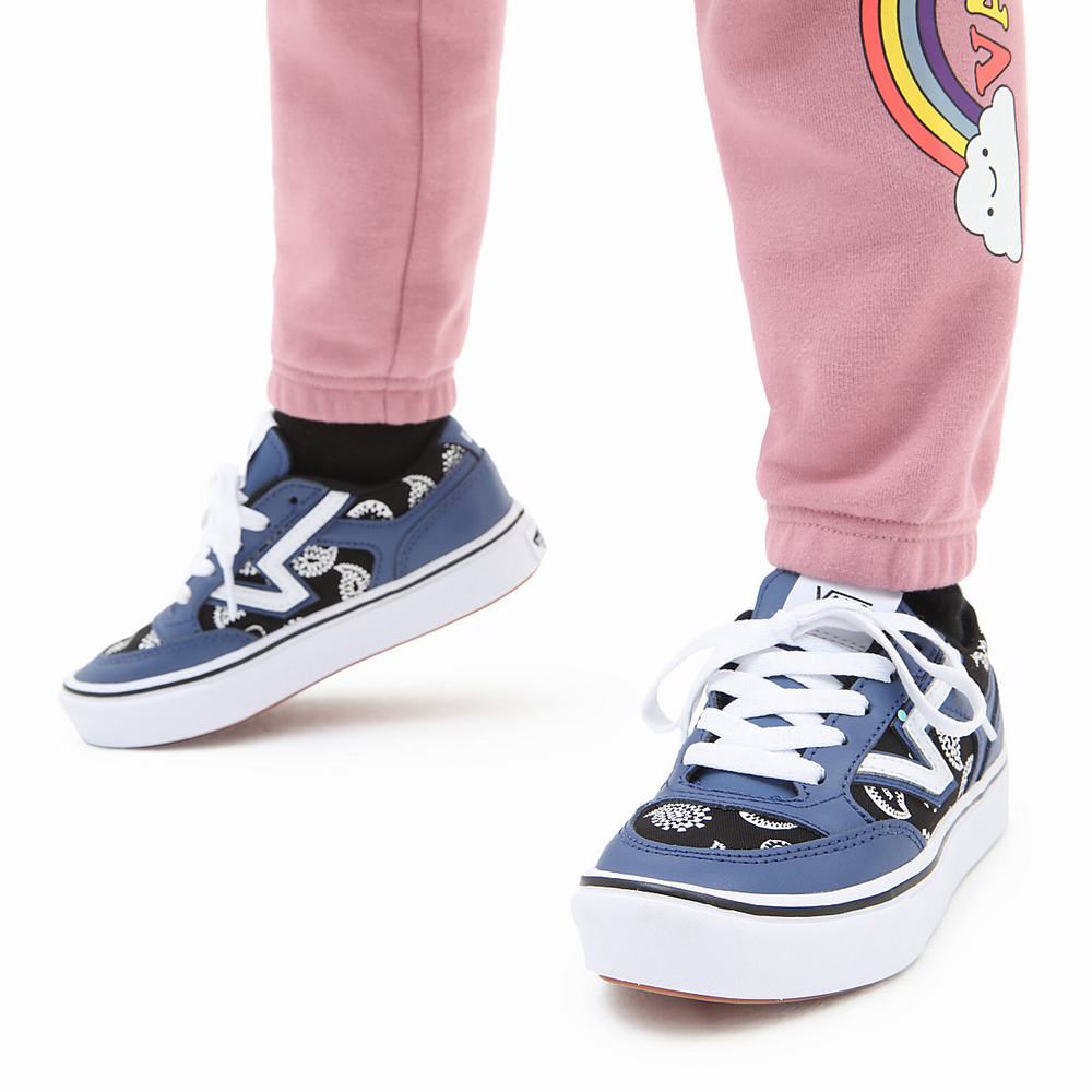 Tenis Vans Lowland ComfyCush (4-8 years) Niños Azules | YLU458126