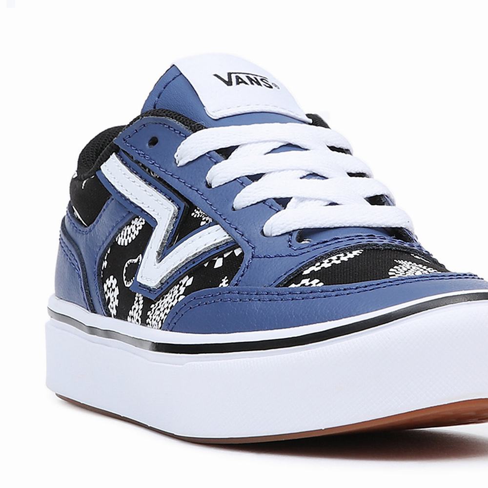 Tenis Vans Lowland ComfyCush (4-8 years) Niños Azules | YLU458126