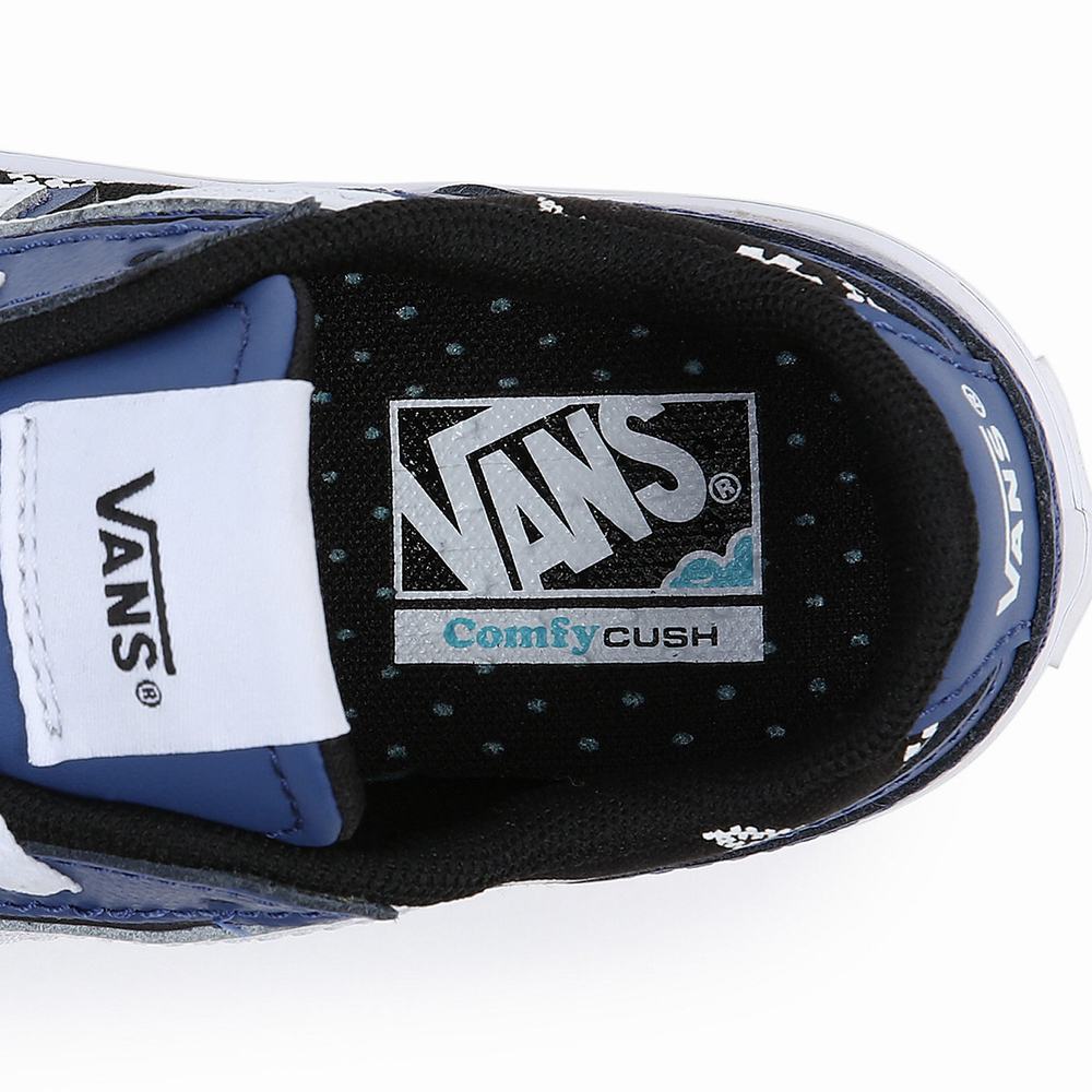 Tenis Vans Lowland ComfyCush (4-8 years) Niños Azules | YLU458126