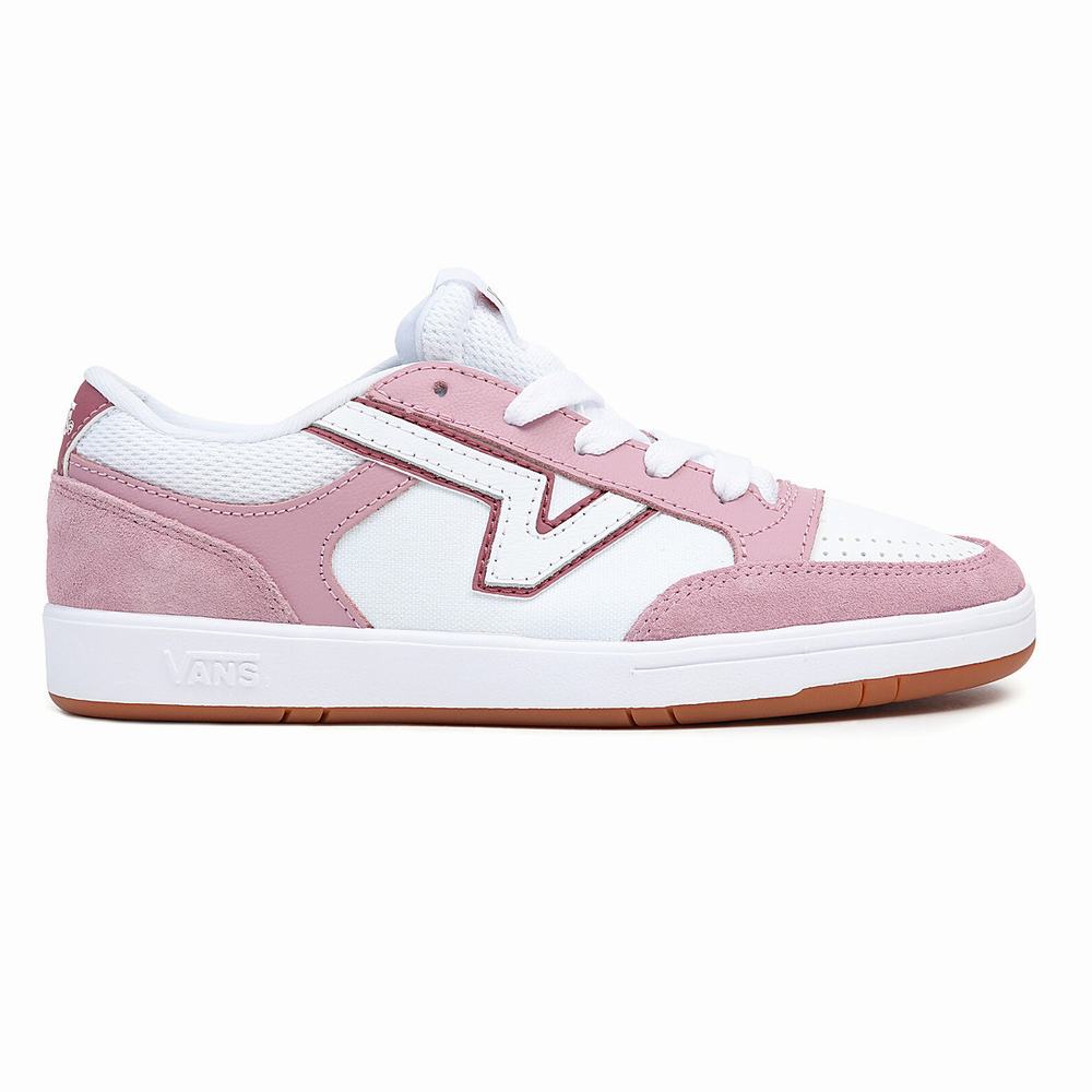 Tenis Vans Lowland ComfyCush Hombre Blancas/Rosas | UBQ751936