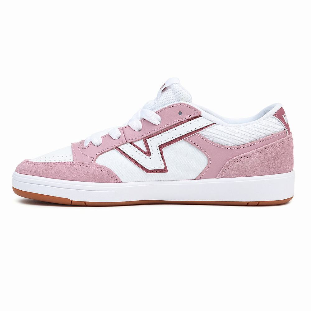 Tenis Vans Lowland ComfyCush Hombre Blancas/Rosas | UBQ751936