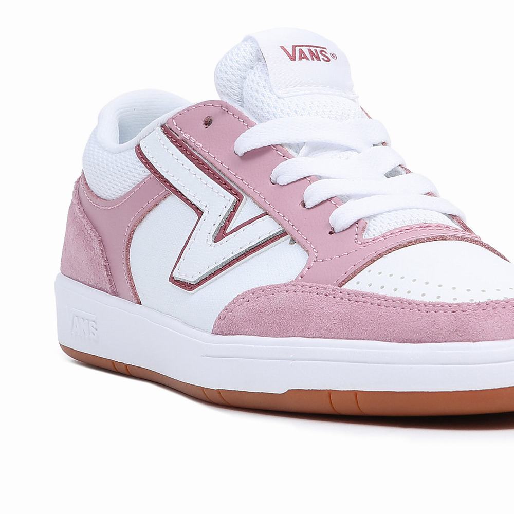 Tenis Vans Lowland ComfyCush Hombre Blancas/Rosas | UBQ751936