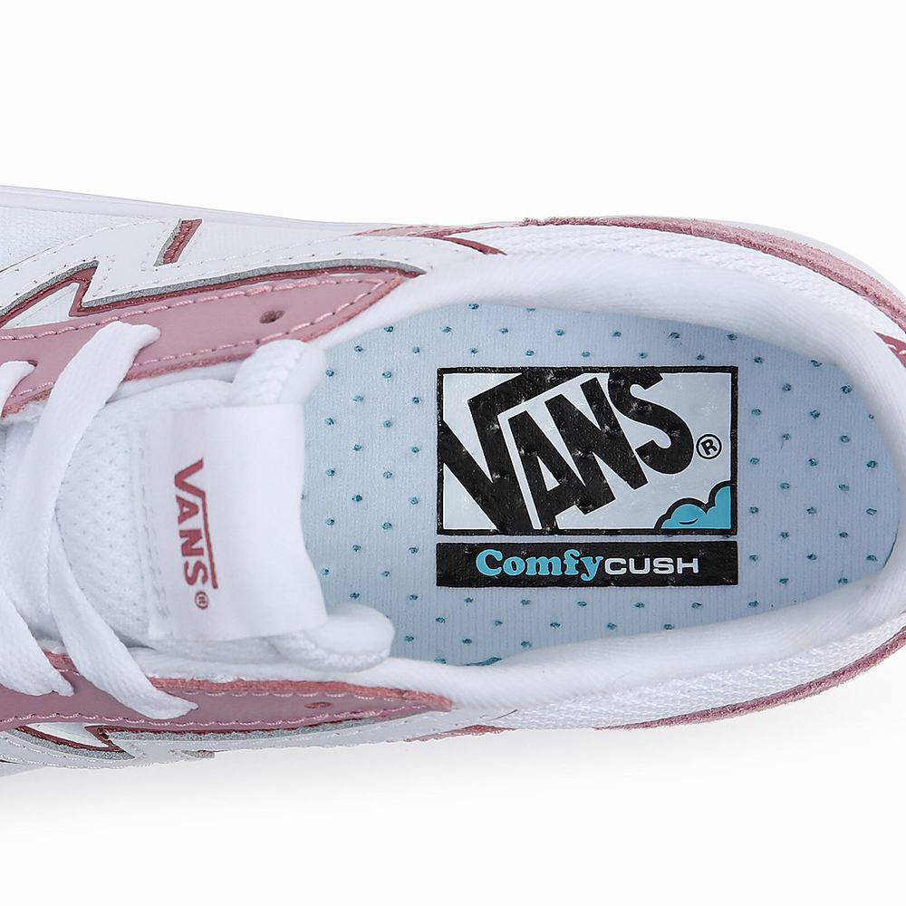 Tenis Vans Lowland ComfyCush Hombre Blancas/Rosas | UBQ751936