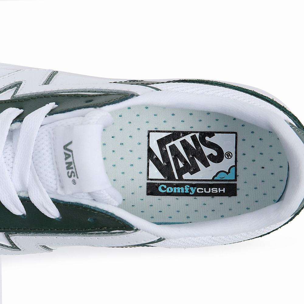 Tenis Vans Lowland ComfyCush Hombre Verde/Blancas | KSQ530829