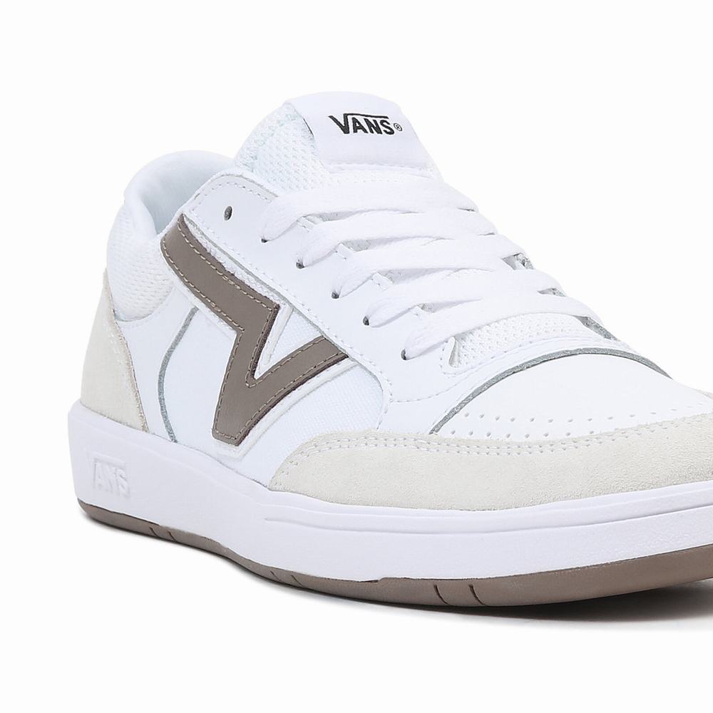 Tenis Vans Lowland ComfyCush Mujer Blancas/Beige | QPY036492