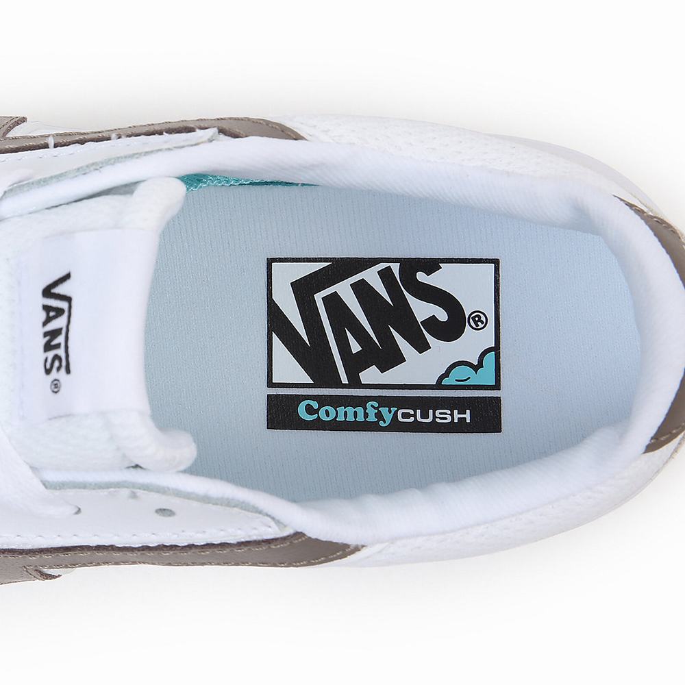 Tenis Vans Lowland ComfyCush Mujer Blancas/Beige | QPY036492