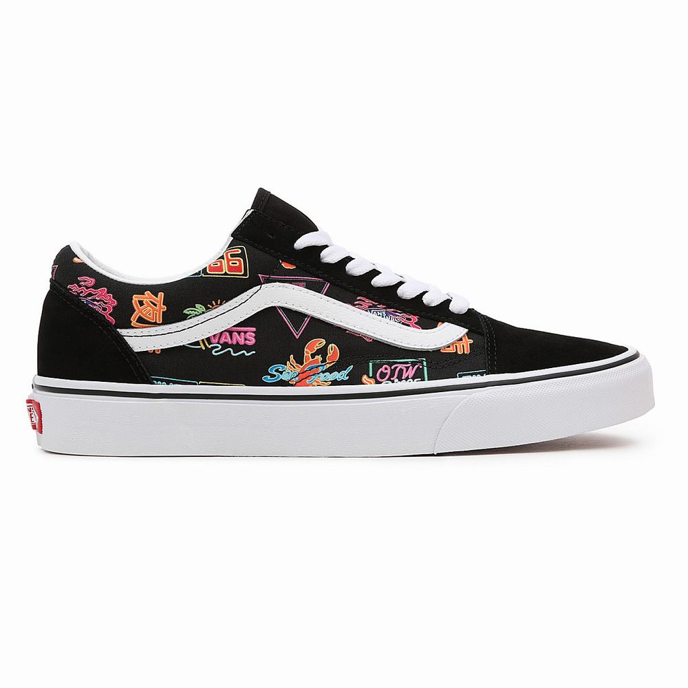 Tenis Vans Market Old Skool Hombre Negras | EIO147903