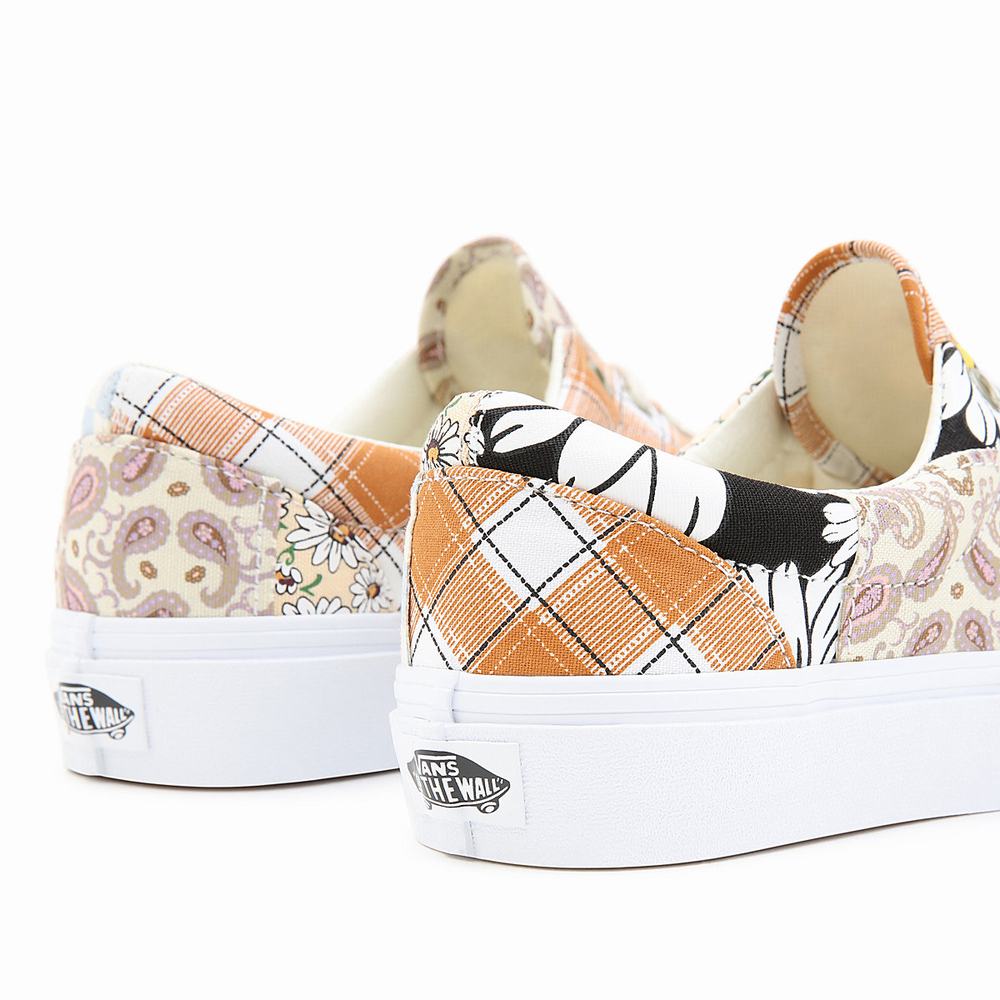 Tenis Vans Meadow Patchwork Era Mujer Multicolor/Blancas | URC983026