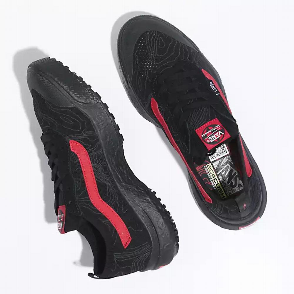 Tenis Vans Nathan Florence UltraRange VR3 Mujer Negras/Rojas | BQC231760