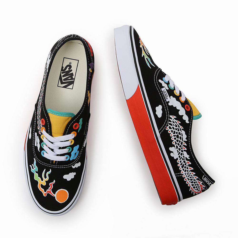 Tenis Vans OTW Gallery Authentic Hombre Negras/Multicolor | AYW932701