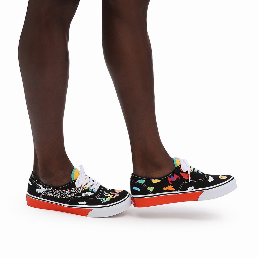 Tenis Vans OTW Gallery Authentic Hombre Negras/Multicolor | AYW932701