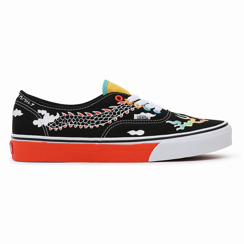 Tenis Vans OTW Gallery Authentic Hombre Negras/Multicolor | AYW932701