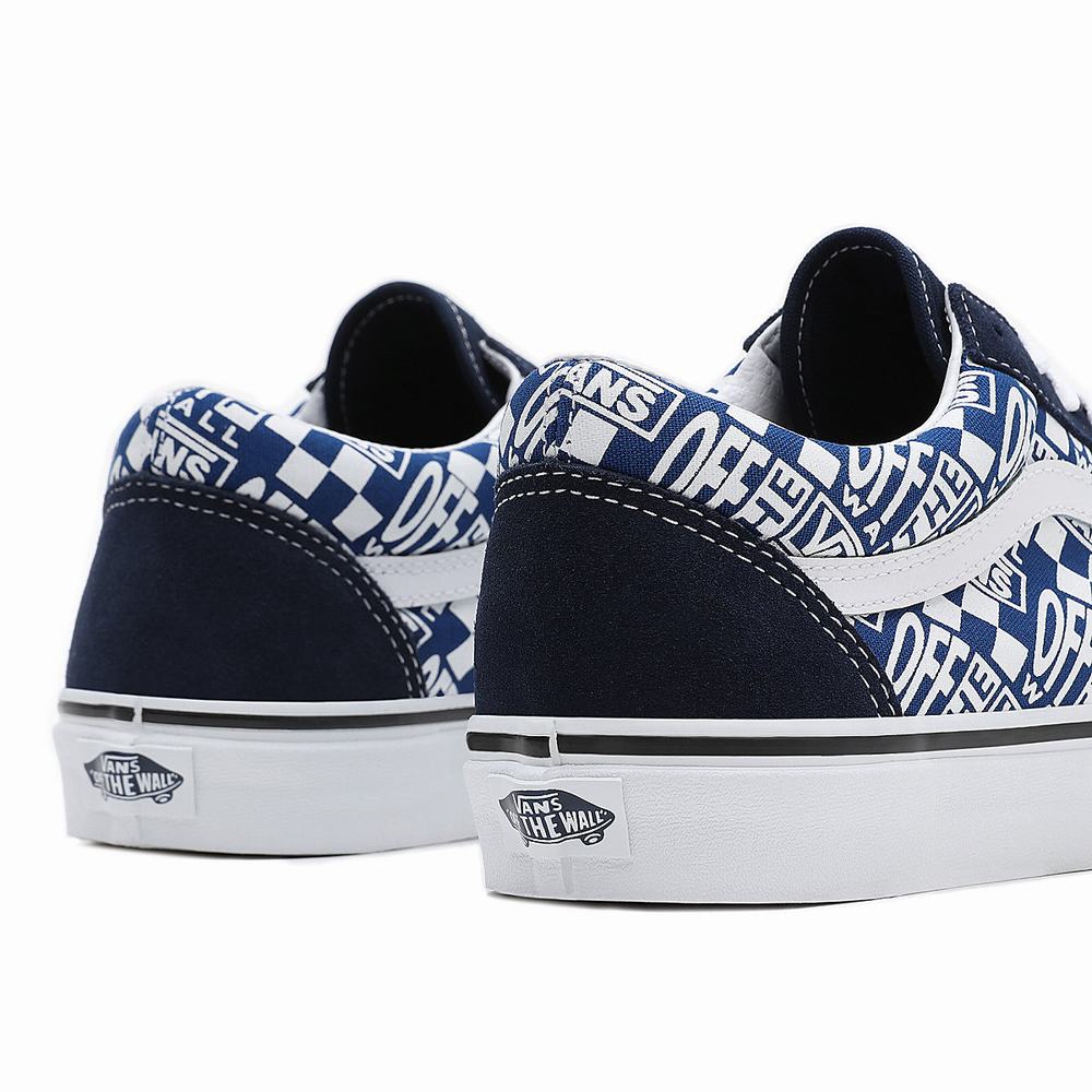 Tenis Vans Off The Wall Old Skool Hombre Azules/Azul Marino | ZVT024318