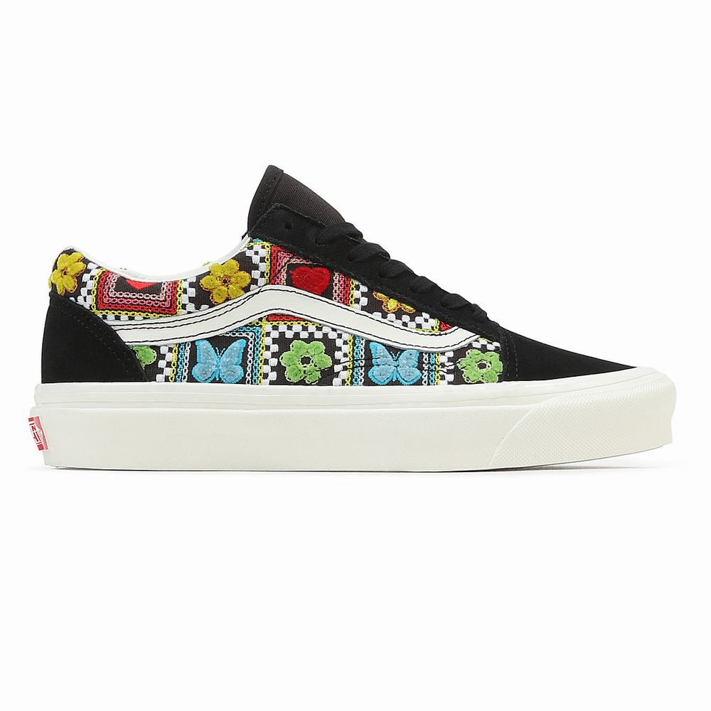 Tenis Vans Old Skool 36 DX Hombre Negras/Multicolor | RWU729864