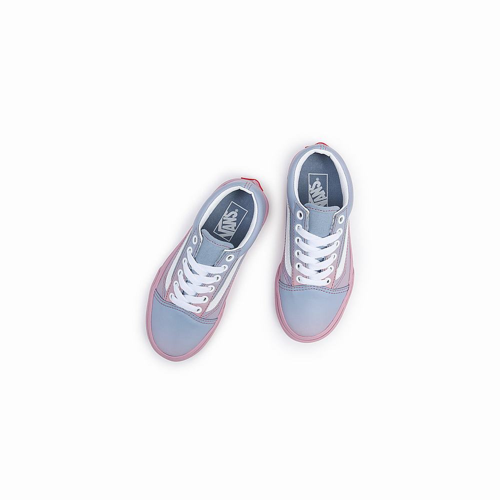 Tenis Vans Old Skool (4-8 years) Niños Azules/Rosas | CHZ069825