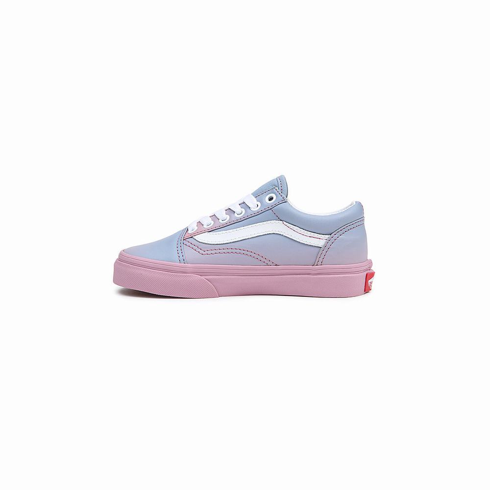 Tenis Vans Old Skool (4-8 years) Niños Azules/Rosas | CHZ069825