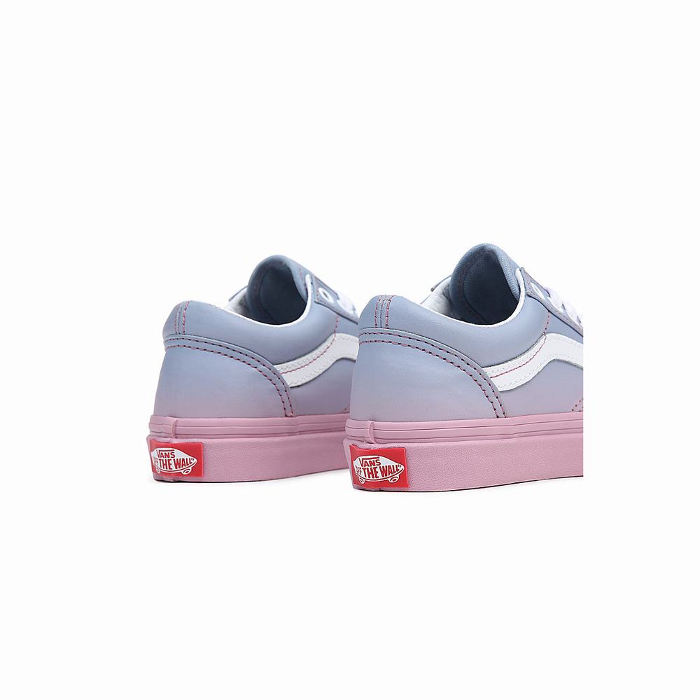 Tenis Vans Old Skool (4-8 years) Niños Azules/Rosas | CHZ069825